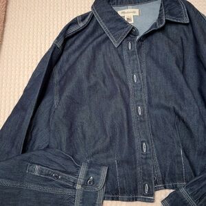 Madewell Blue Denim Button-Up Shirt